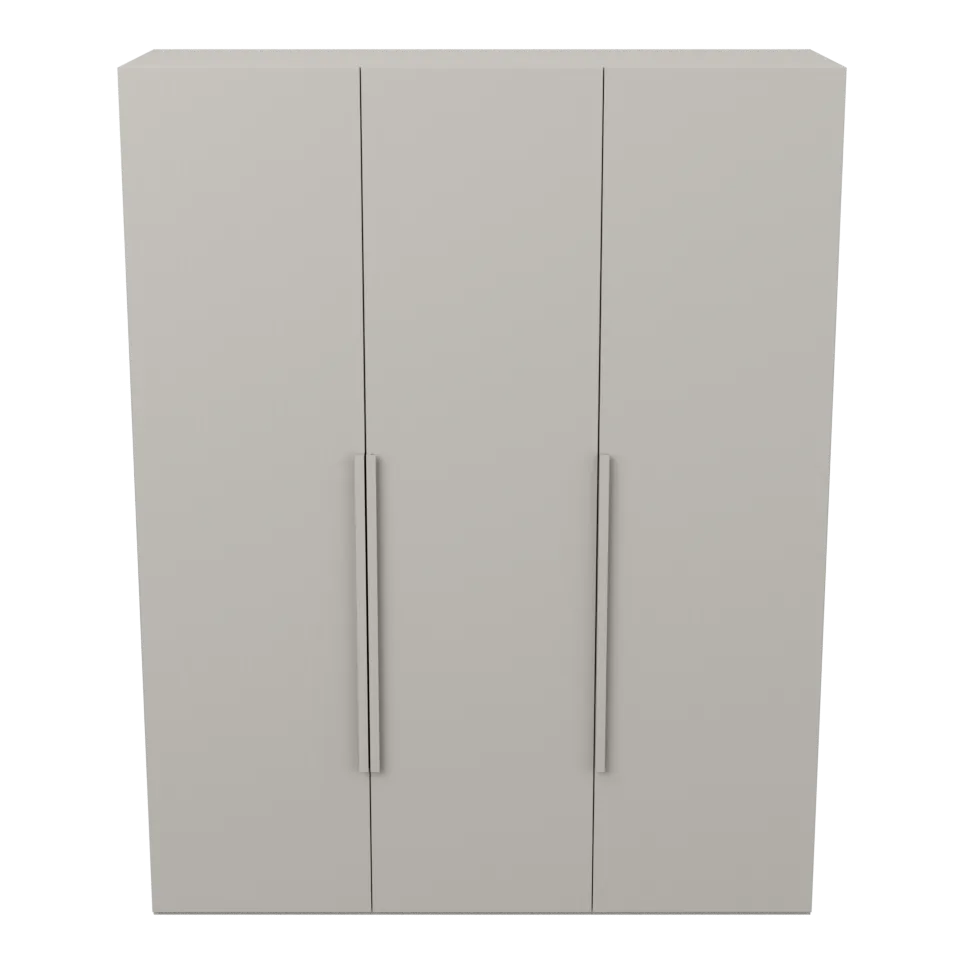 Rens Kleiderschrank mit drei Türen, FSC®-zertifiziert, 3D-Ansicht