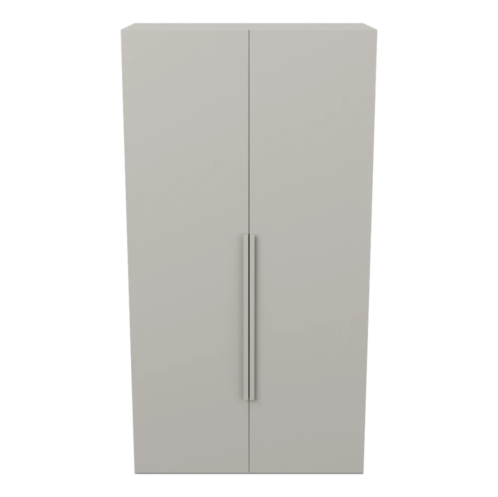 Rens Kleiderschrank mit zwei Türen, FSC®-zertifiziert, 3D-Ansicht
