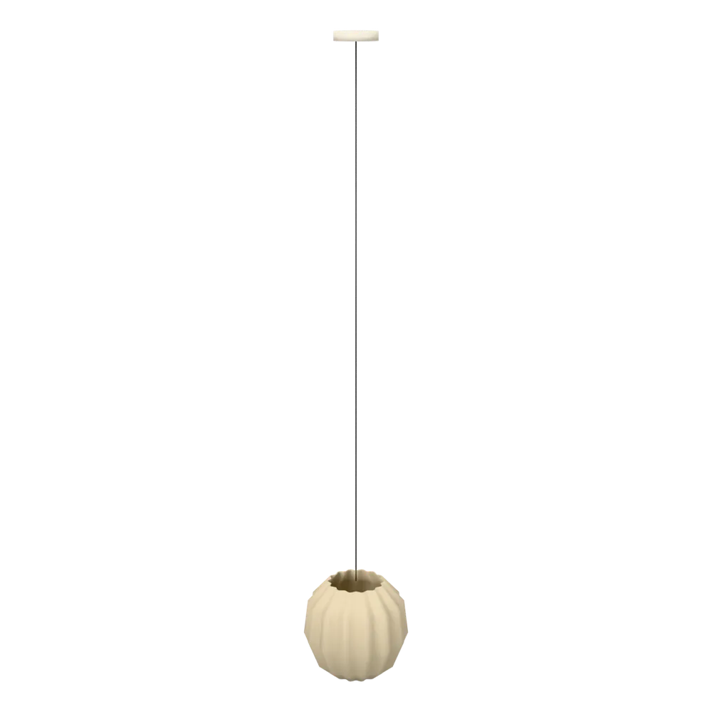 Sable Pendelleuchte mit Textilschirm, Ø 25 cm, 3D-Ansicht