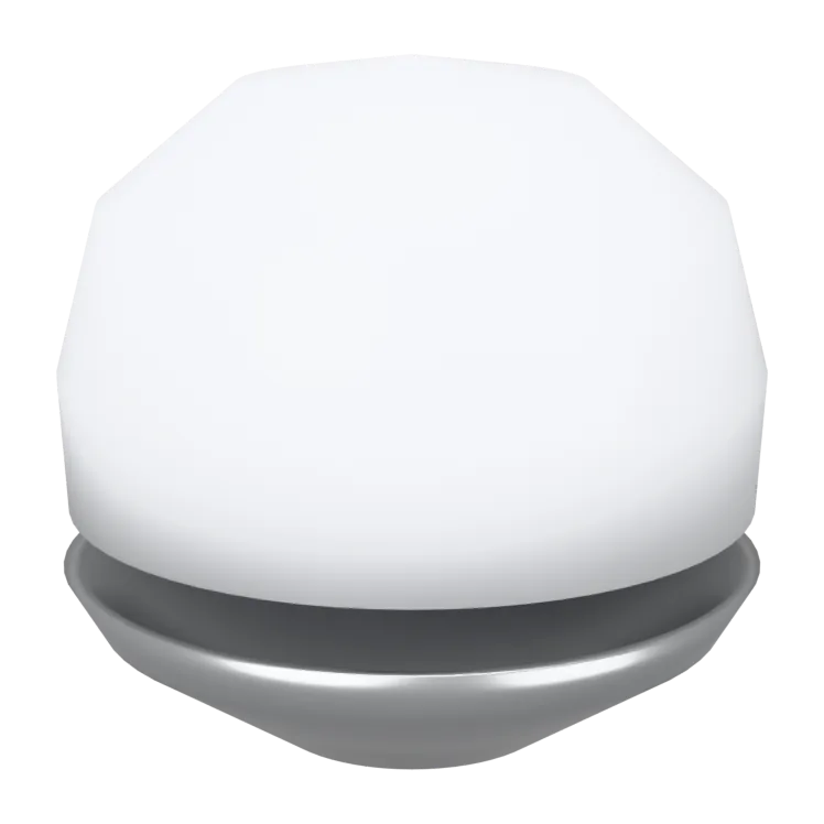 Ancilla Tischlampe mit Touchdimmer – Stahl, Glas / Metall, 3D-Ansicht