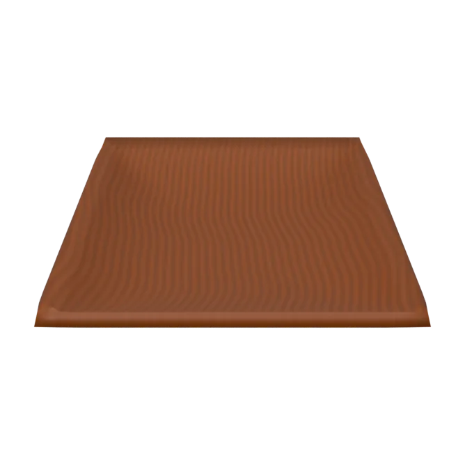 The Teak Root Sushi Plate Servierplatte aus Teakwurzelholz – Größe: S · Farbe: Natur, 3D-Ansicht