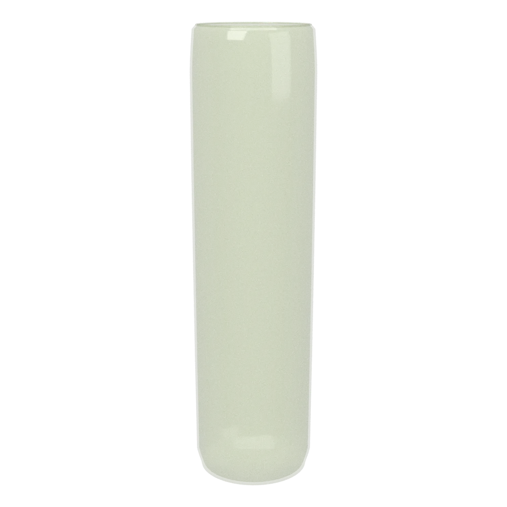 The Tall Vert Vase grüne Vase aus Recyclingglas, 3D-Ansicht