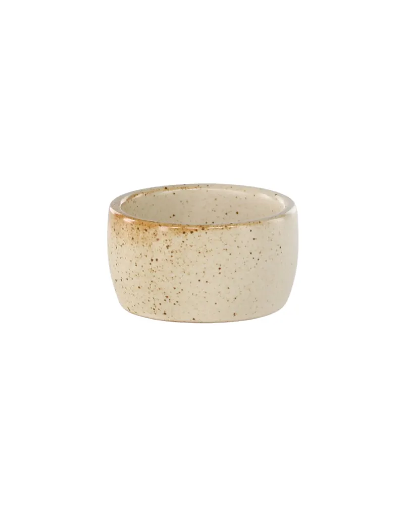 Active Eierbecher im 2er-Set, beige mit schwarzen Punkten