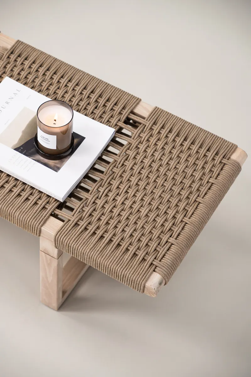 Ängön Sitzbank mit Rattan-Sitz, im Wohnraum, Ansicht 4