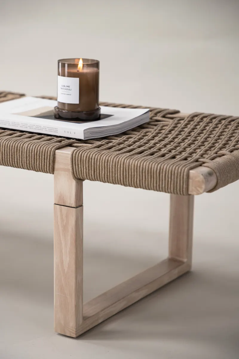 Ängön Sitzbank mit Rattan-Sitz, im Wohnraum, Ansicht 2