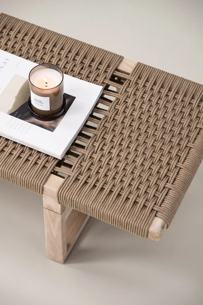 Ängön Sitzbank mit Rattan-Sitz, im Wohnraum, Ansicht 3