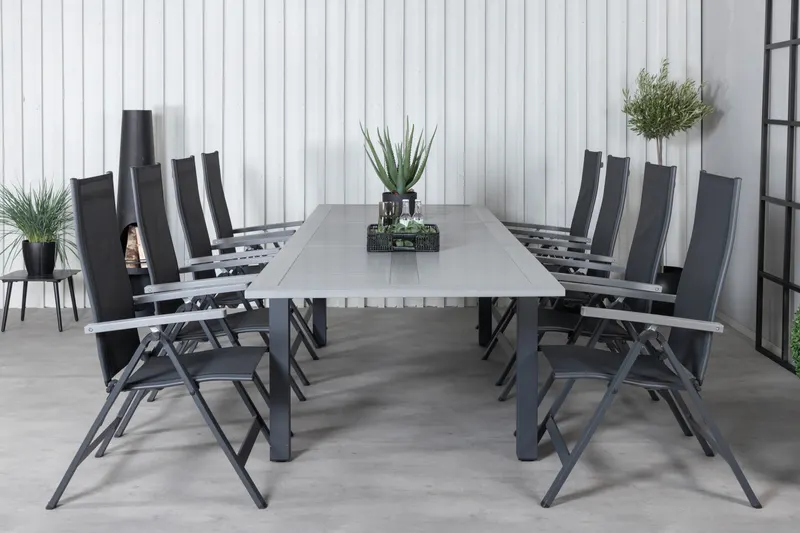 Albany & Albany Gartenmöbel-Set mit 8 Stühlen, im Wohnraum, Ansicht 1