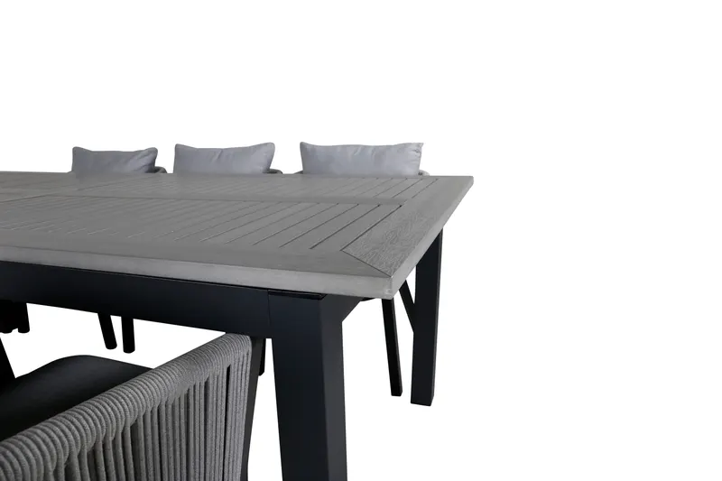 Albany & Virya Gartenmöbel-Set mit 6 Stühlen, Ansicht 4