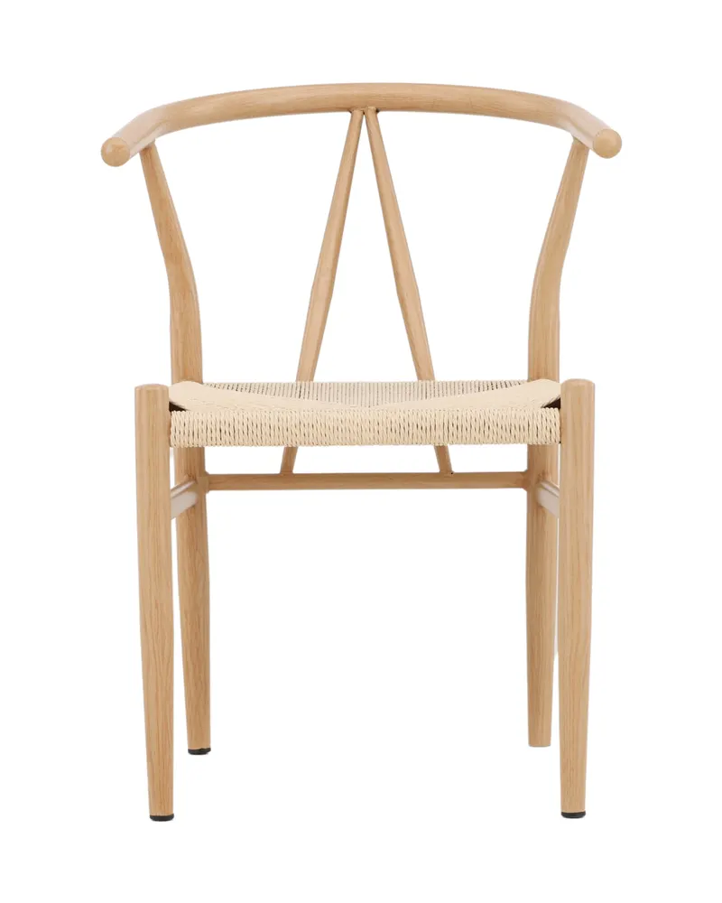 Alfons Esszimmerstuhl mit Stahlgestell in Beige, Gestell Natur, Ansicht 1