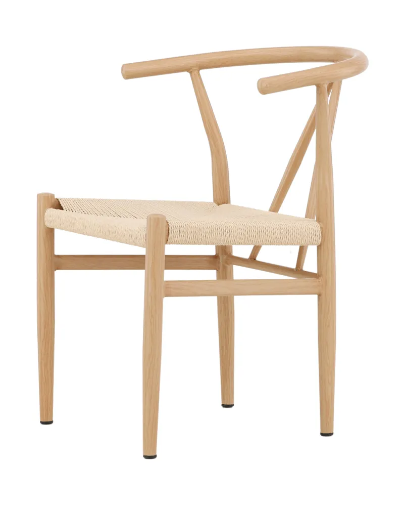 Alfons Esszimmerstuhl mit Stahlgestell in Beige, Gestell Natur, Ansicht 8