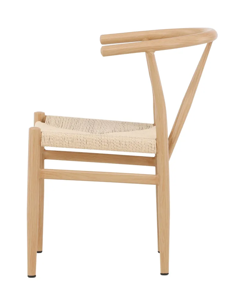Alfons Esszimmerstuhl mit Stahlgestell in Beige, Gestell Natur, Ansicht 9