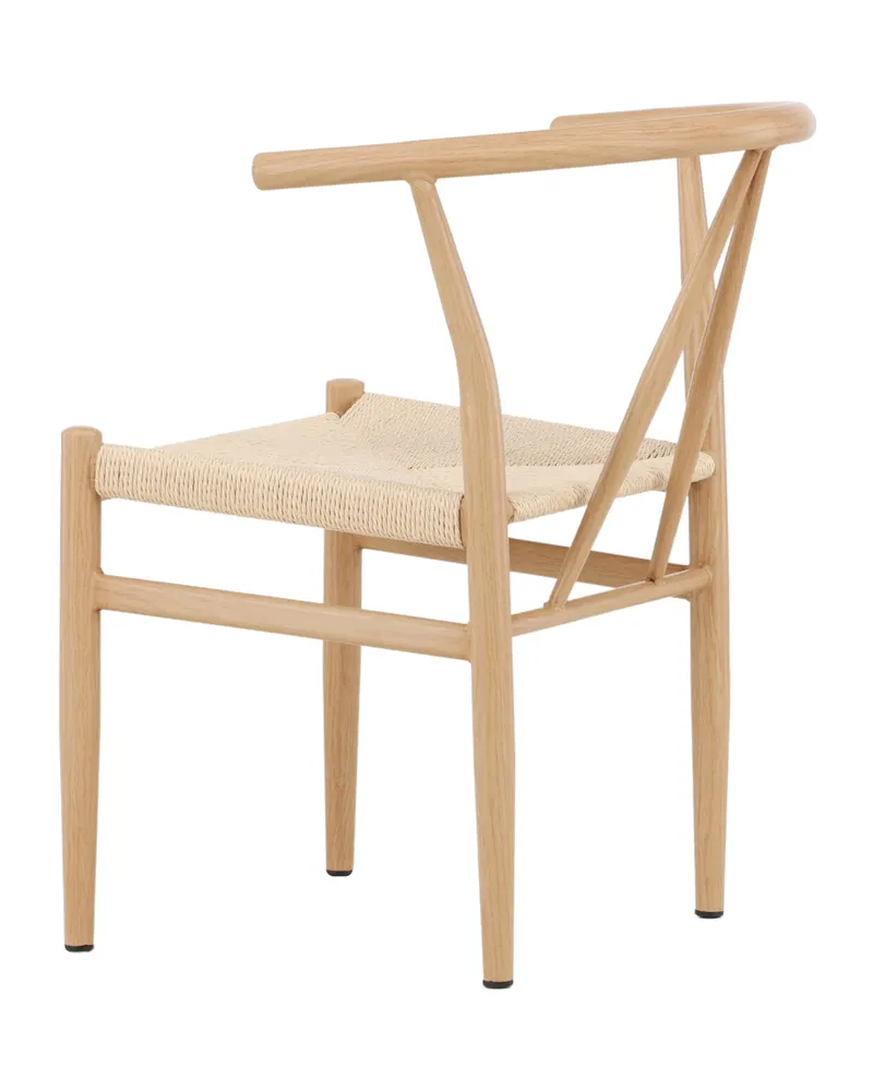 Alfons Esszimmerstuhl mit Stahlgestell in Beige, Gestell Natur, Ansicht 10