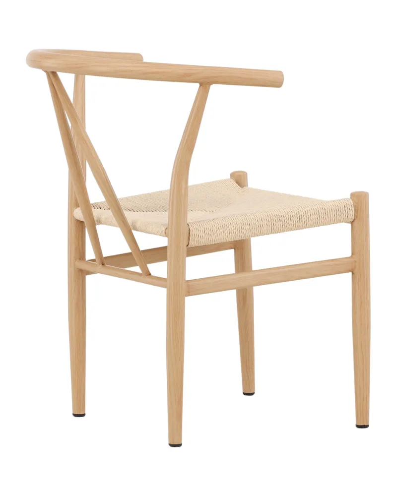 Alfons Esszimmerstuhl mit Stahlgestell in Beige, Gestell Natur, Ansicht 12
