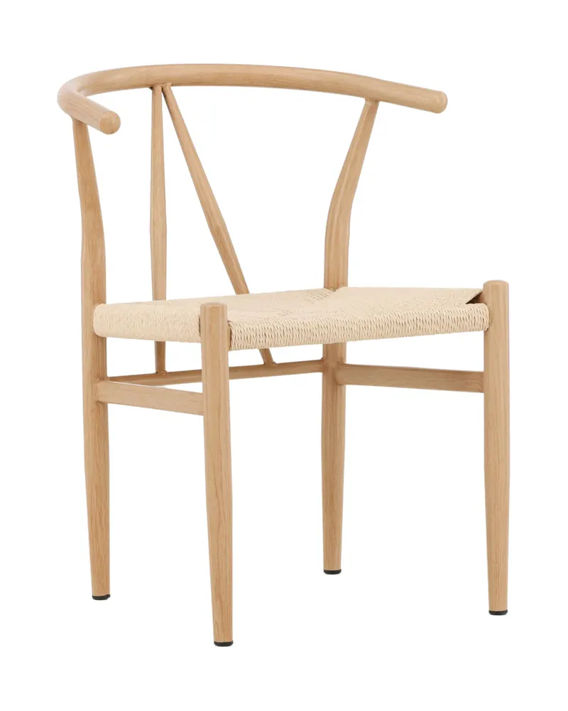 Alfons Esszimmerstuhl mit Stahlgestell in Beige, Gestell Natur, Ansicht 2
