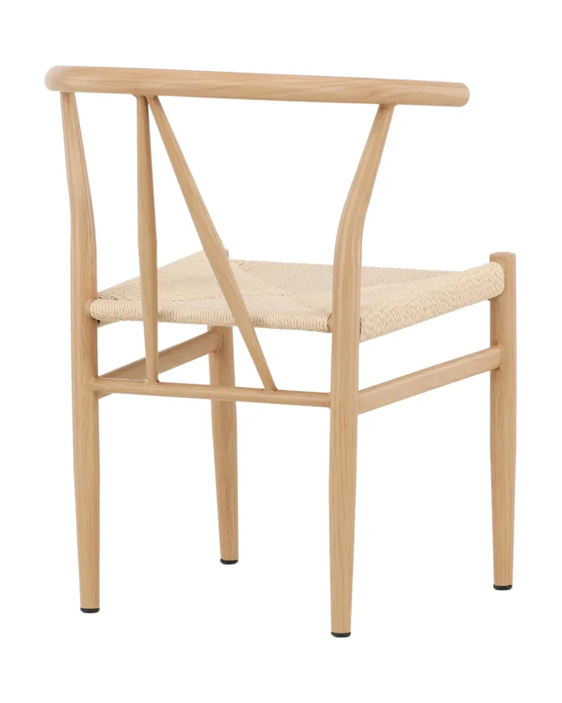 Alfons Esszimmerstuhl mit Stahlgestell in Beige, Gestell Natur, Ansicht 5