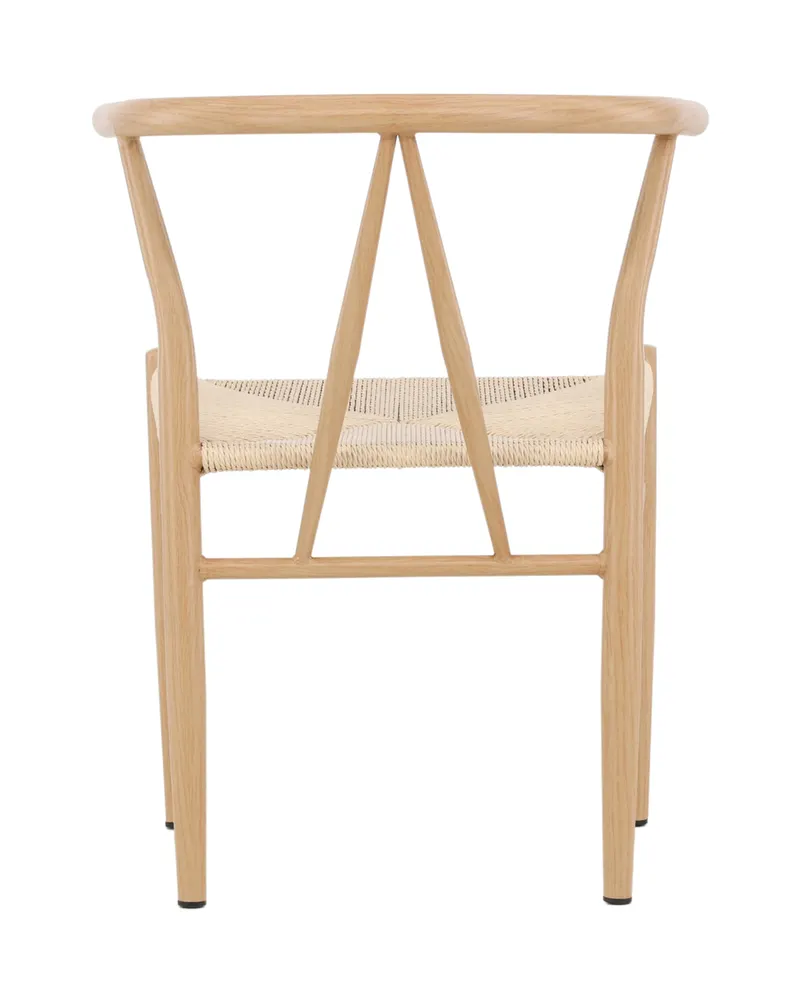 Alfons Esszimmerstuhl mit Stahlgestell in Beige, Gestell Natur, Ansicht 6
