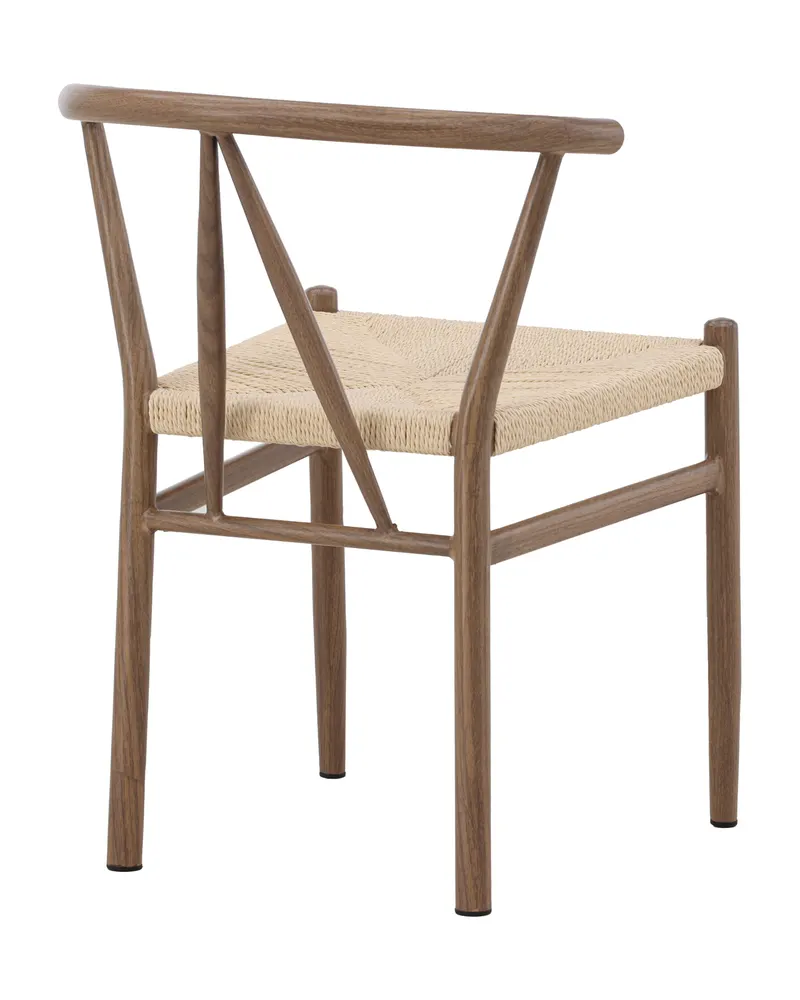 Alfons Esszimmerstuhl mit Stahlgestell in Beige, Gestell Braun, Ansicht 10