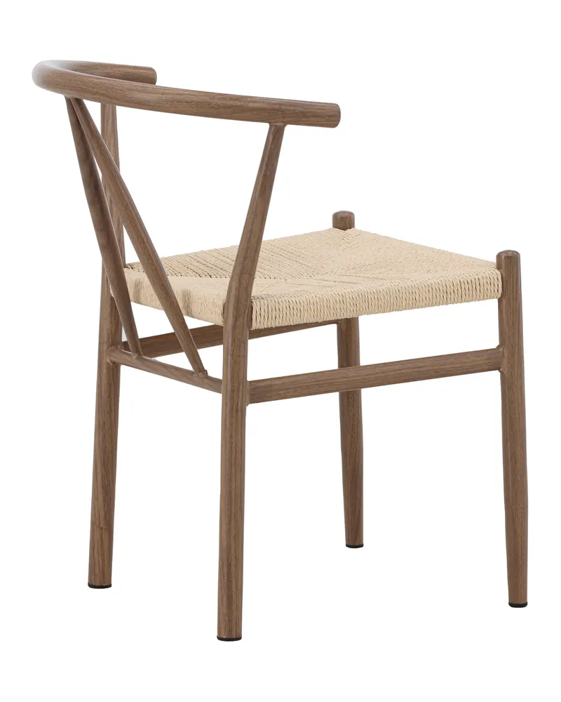 Alfons Esszimmerstuhl mit Stahlgestell in Beige, Gestell Braun, Ansicht 11
