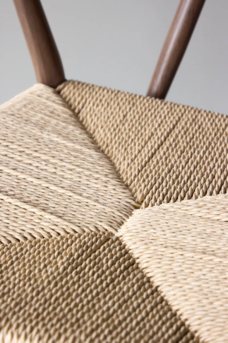 Alfons Esszimmerstuhl mit Stahlgestell in Beige, Gestell Braun, im Wohnraum, Ansicht 4