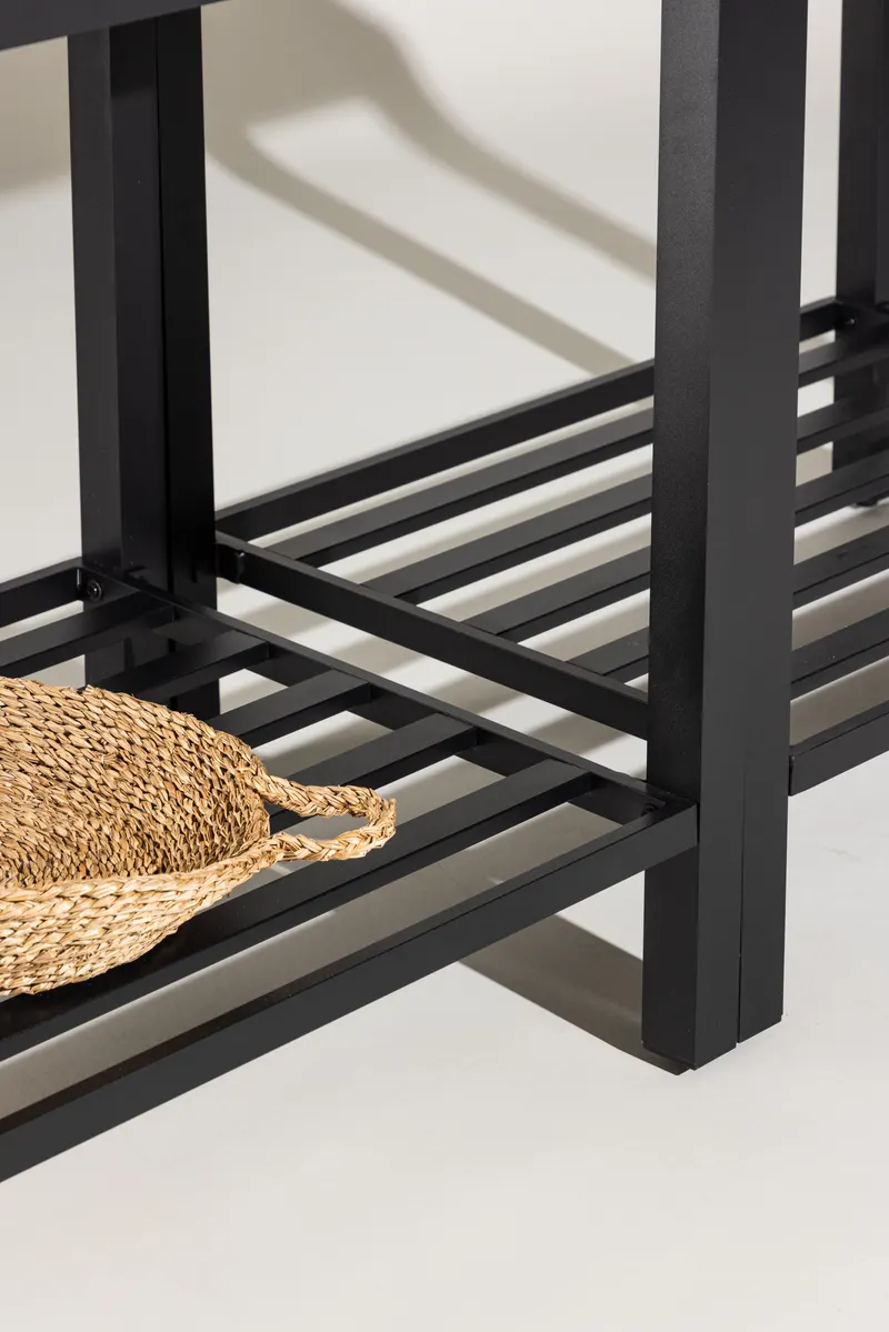 Alicante Outdoor-Küchenmodul mit Steinplatte, im Wohnraum, Ansicht 2