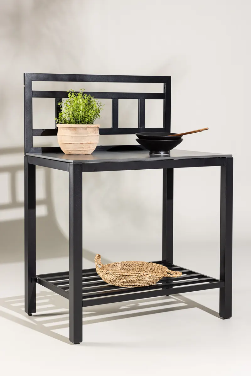 Alicante Outdoor-Küchenmodul mit Steinplatte, im Wohnraum, Ansicht 7
