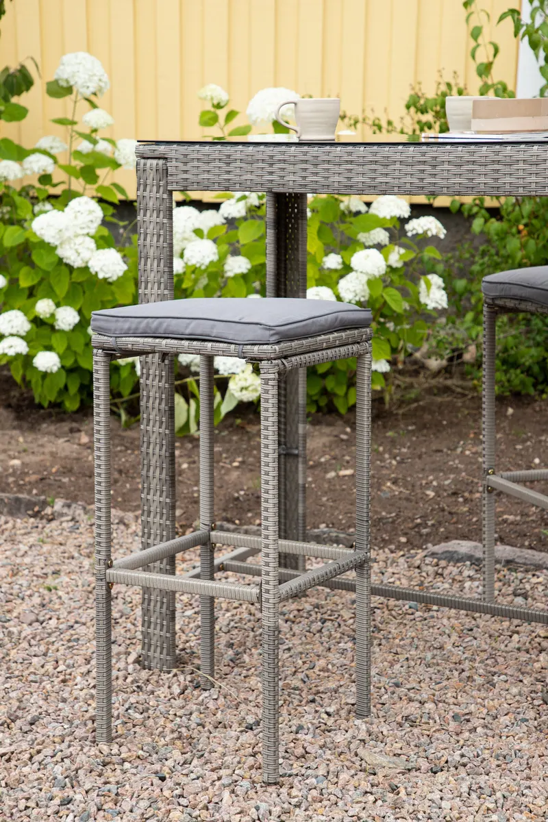Alo Barhocker für den Garten mit Sitzkissen, im Wohnraum, Ansicht 1