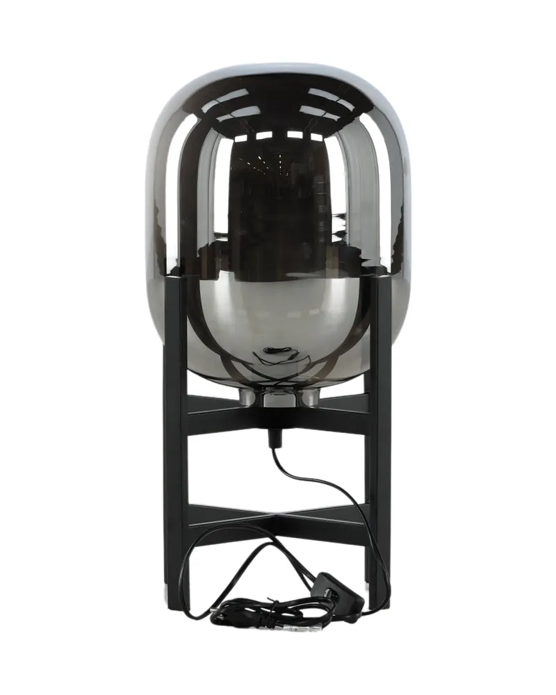 Altair Tischlampe mit Spiegeleffekt-Schirm auf Stahlgestell, Ansicht 10