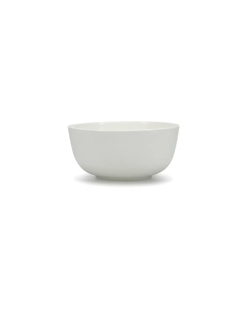 Alura Schale aus Vegan Bone Porcelain in Weiß