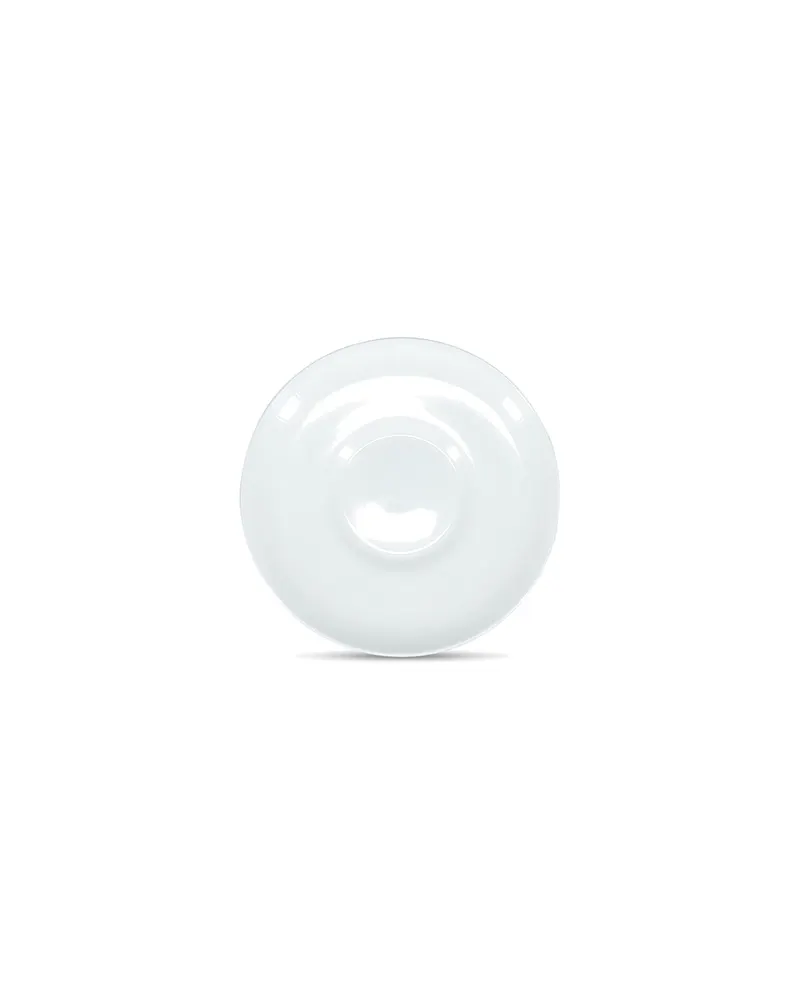 Alura Untertasse aus Vegan Bone Porcelain in Weiß, Ø 12 cm, Weiß