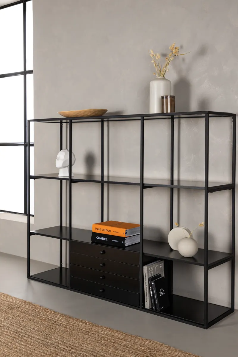 Amarillo offenes Sideboard, im Wohnraum, Ansicht 1