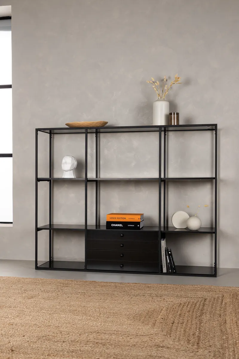 Amarillo offenes Sideboard, im Wohnraum, Ansicht 2