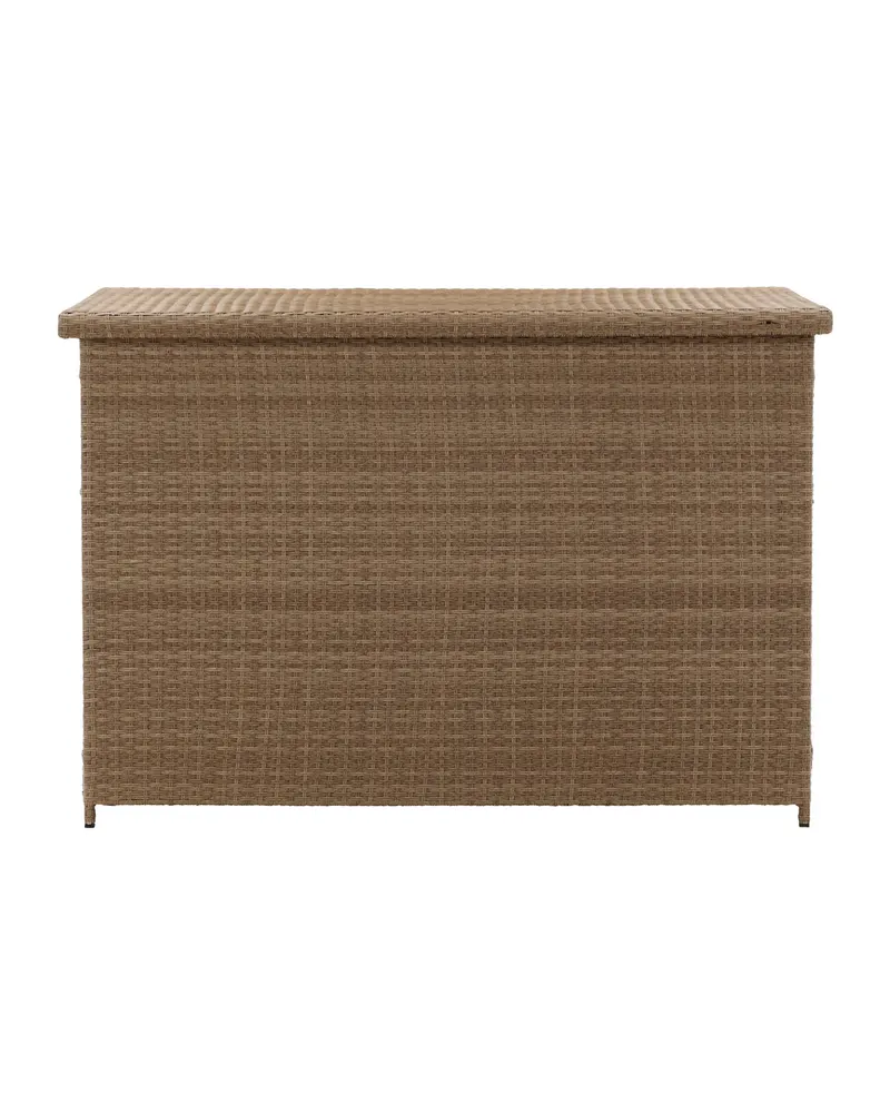 Amazon Gartenbox aus Geflecht, 150 × 90 × 100 cm, Natur
