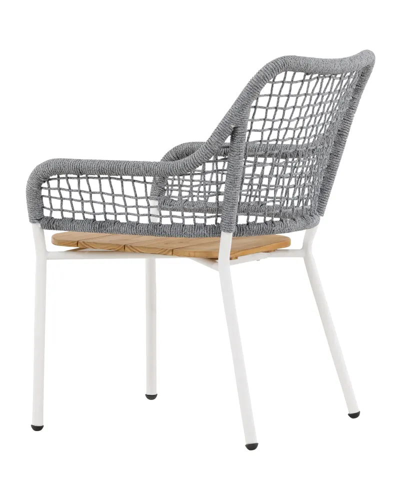 Amora Gartensessel mit Seillehne und Teak-Sitz, Ansicht 10