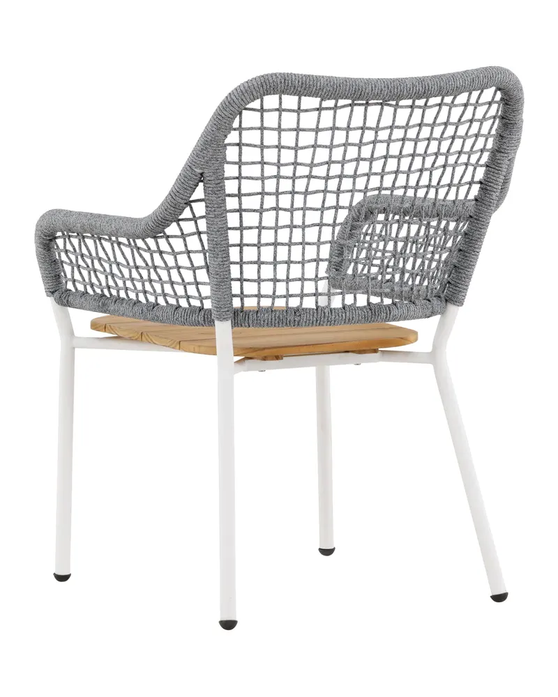 Amora Gartensessel mit Seillehne und Teak-Sitz, Ansicht 11
