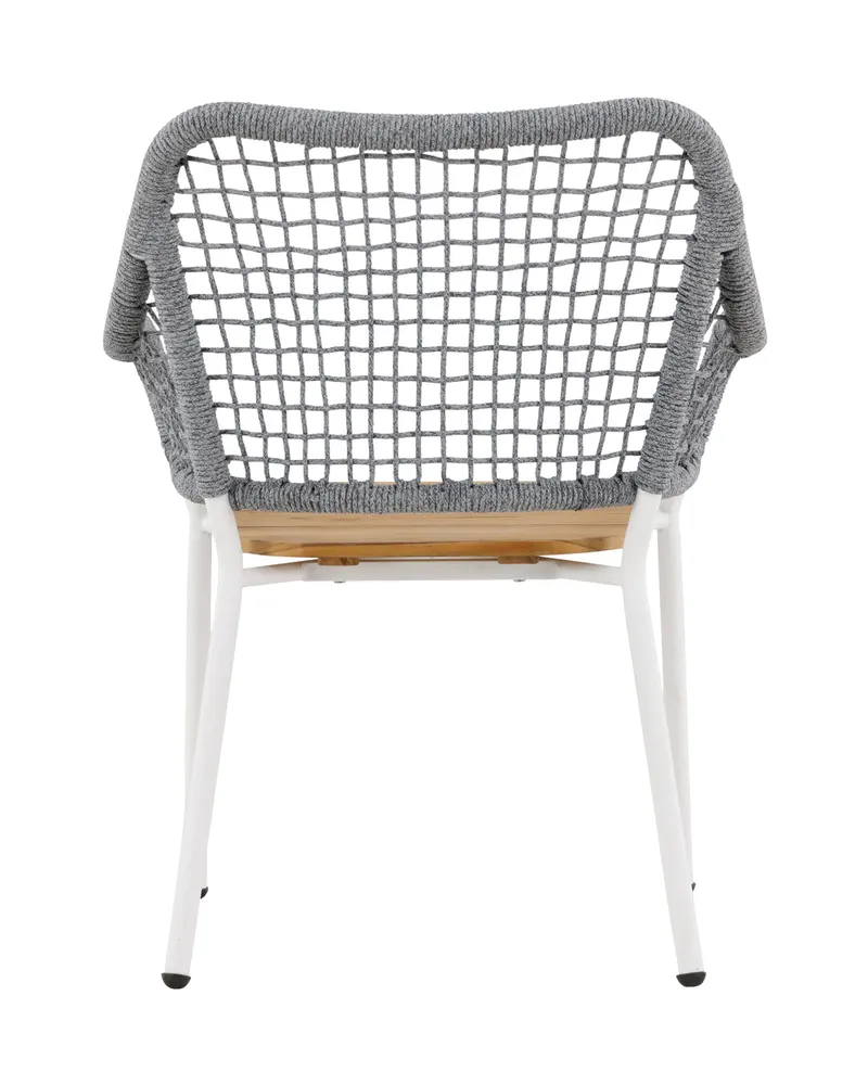 Amora Gartensessel mit Seillehne und Teak-Sitz, Ansicht 5