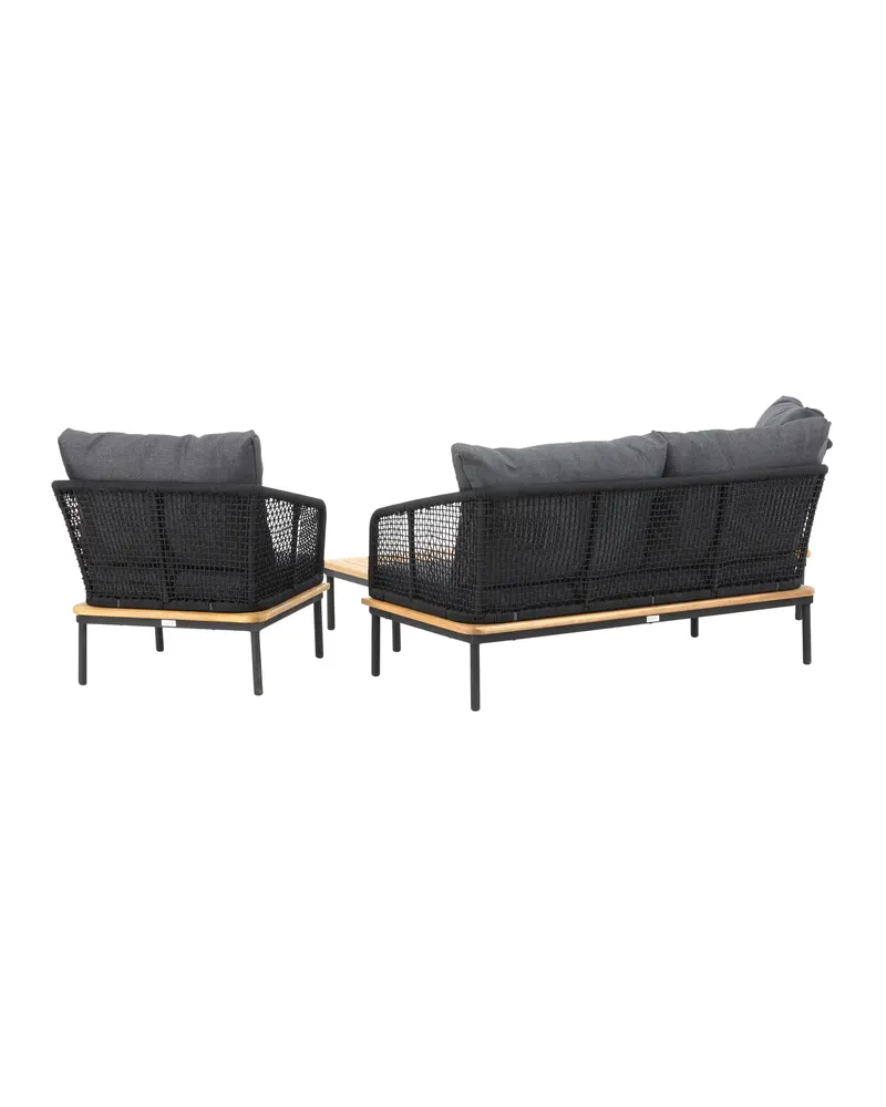Andorra Gartenlounge mit Sofa, zwei Sesseln und Couchtisch, Ansicht 9