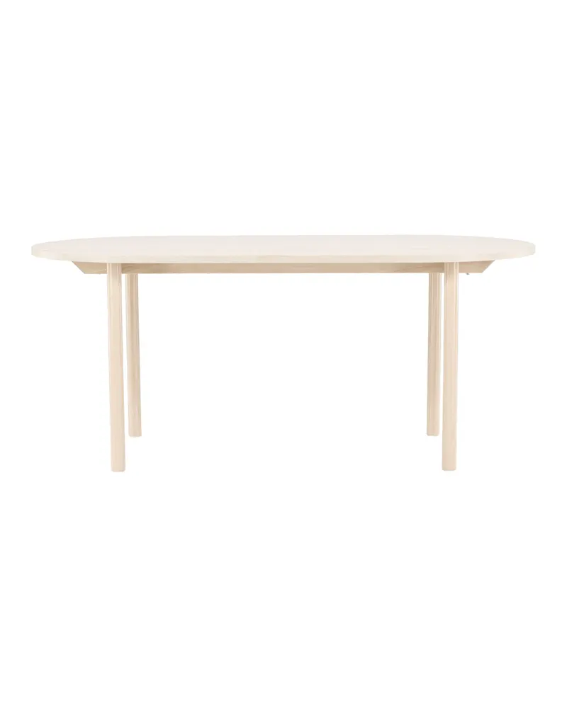 Andy ovaler Esstisch 180 × 90 cm in Whitewash, Ansicht 10