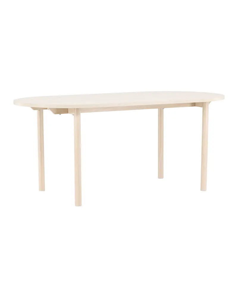 Andy ovaler Esstisch 180 × 90 cm in Whitewash, Ansicht 2