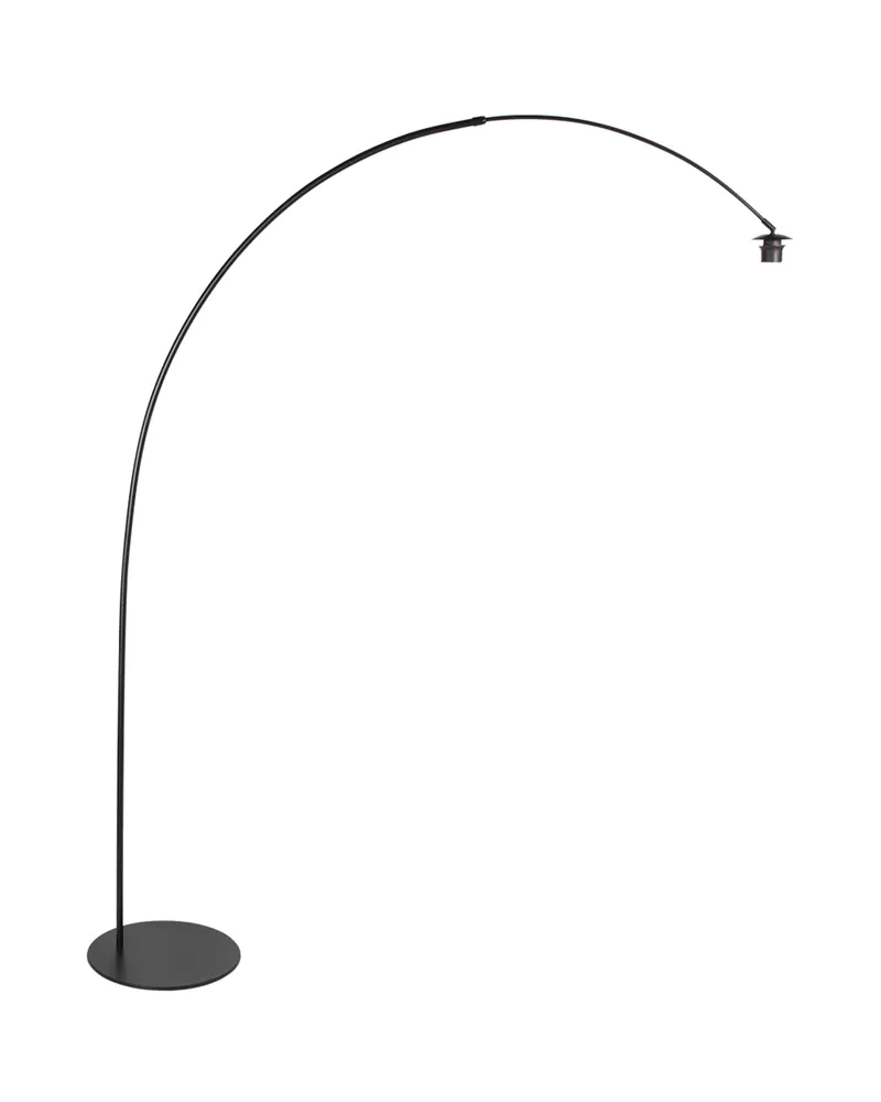 Anne-Curve Bogenlampe in Naturfarben und Schwarz in Naturfarben, Ansicht 4
