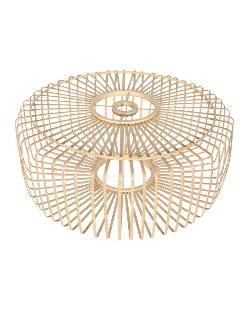 Anne-Curve Stehlampe mit naturfarbenem Schirm in Naturfarben, Schwarz, Ansicht 16