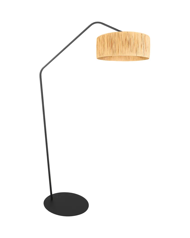 Anne-ZigZag Stehlampe in Schwarz