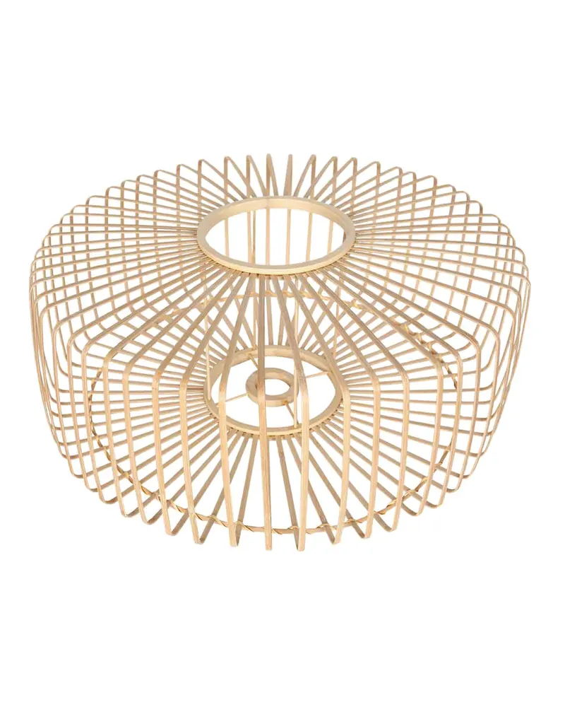 Anne-ZigZag Stehlampe mit Bambusschirm in Schwarz, Ansicht 15