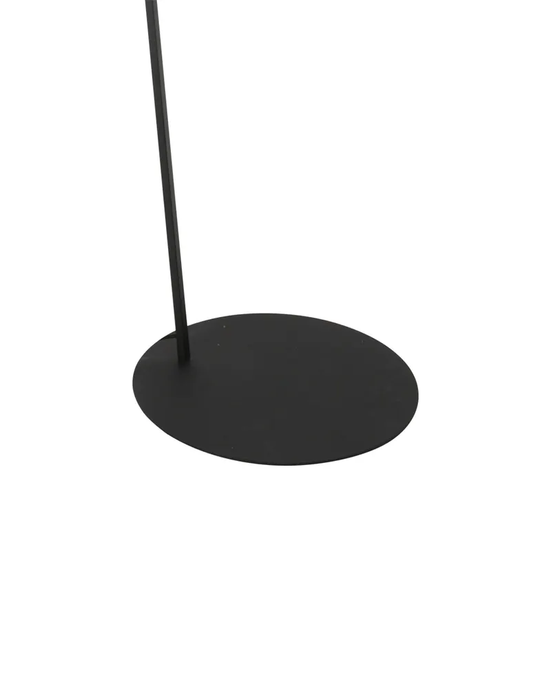 Anne-ZigZag Stehlampe mit Bambus-Lampenschirm in Naturfarben, Schwarz, Ansicht 7