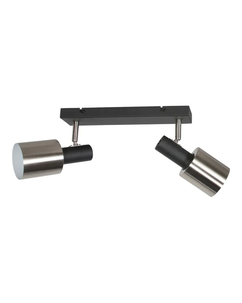 Fjorgard Wandleuchte aus Metall, Schwarz