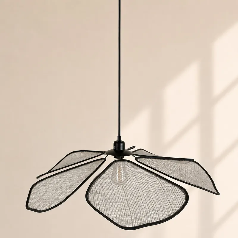 LumaFlora Pendelleuchte mit E27-Fassung in Creme, Ansicht 15