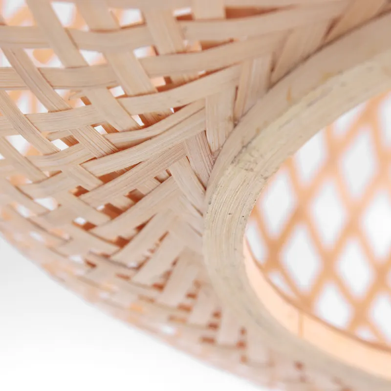 Maze Deckenleuchte aus Bambus in Beige in Beige, Ansicht 5