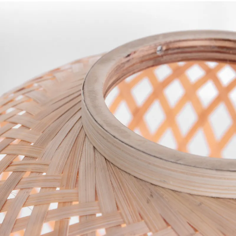 Maze Tischlampe aus Bambus, beige in Beige, Ansicht 9