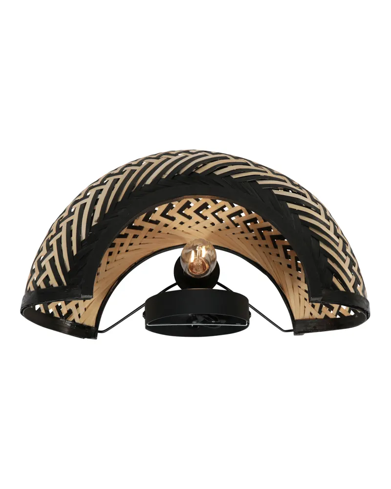 Maze Wandleuchte mit E14-Fassung in Beige, Schwarz, Ansicht 7