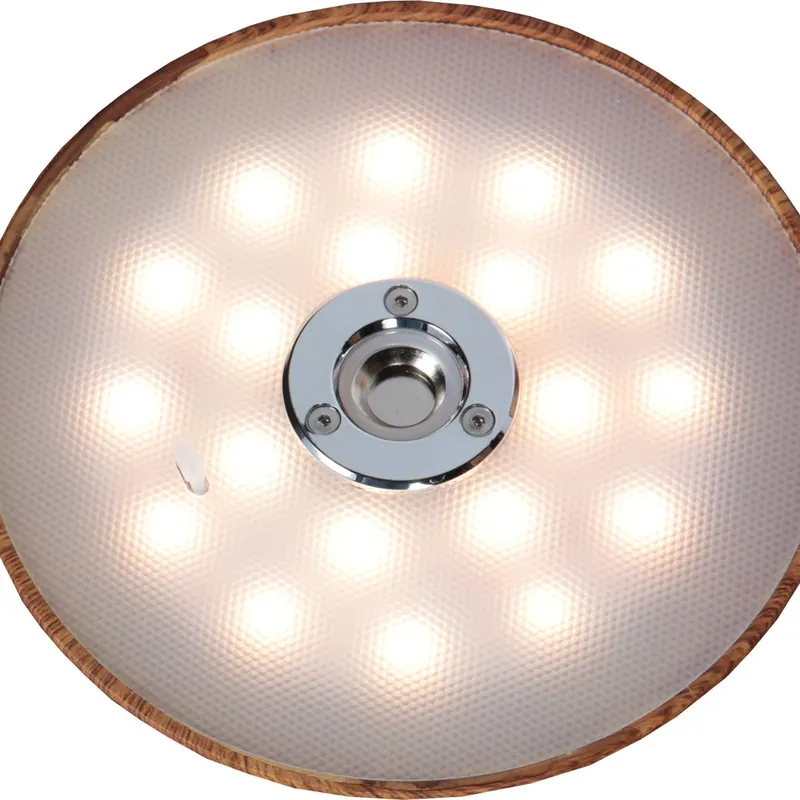 Mush Akku-Tischleuchte Buche mit LED in Buche, Ansicht 16