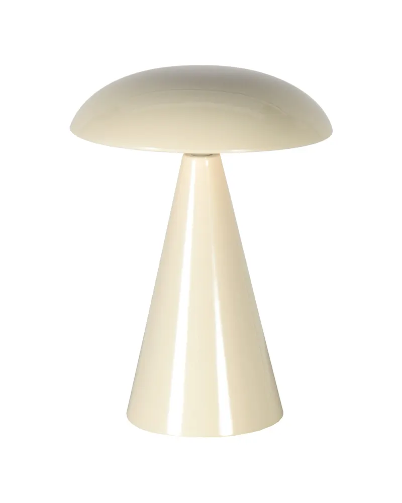 Mush Akku-Tischleuchte, Braun in Creme, Ansicht 2
